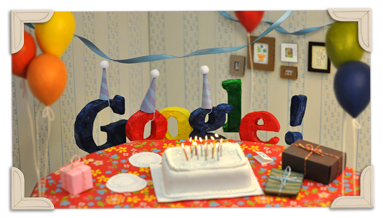 13. Geburtstag von Google