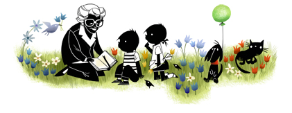 Google Logo: 100th Birthday of Annie MG Schmidt - Dutch children's literature writer