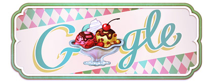 Google Doodle Eisbecher