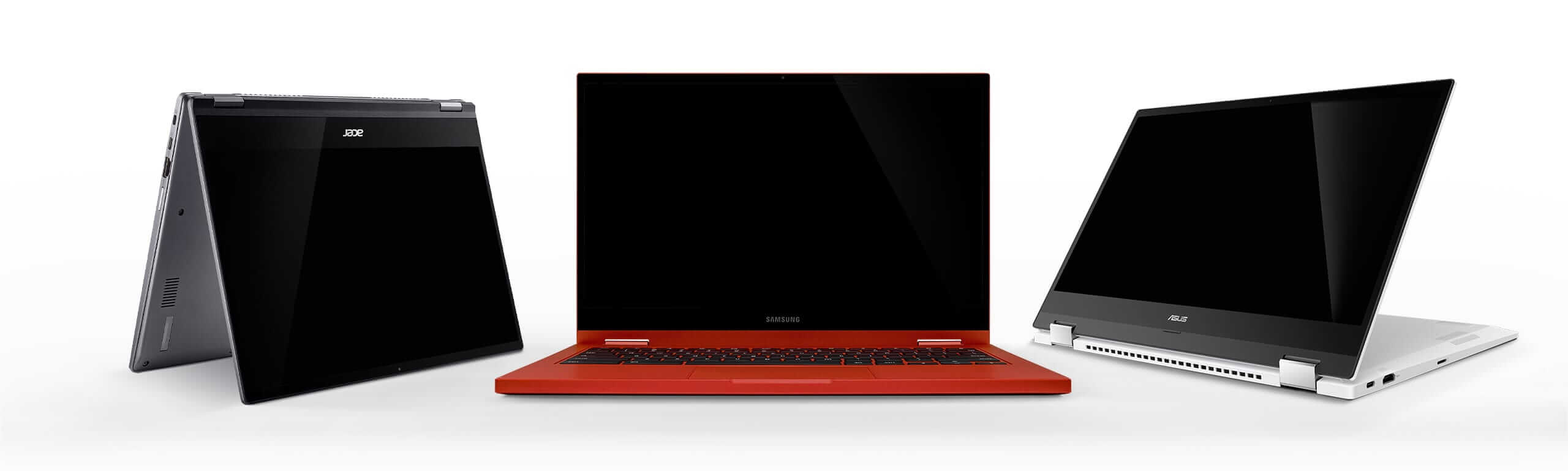 Google works with a select group of laptop manufacturers to produce a wide variety of devices to match your needs.