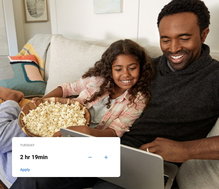 Family link helps you create healthy digital ground rules for children and teens.