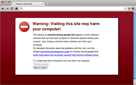 Die Safe Browsing-Technologie in Chrome
