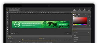Google Web Designer-Zeitachse