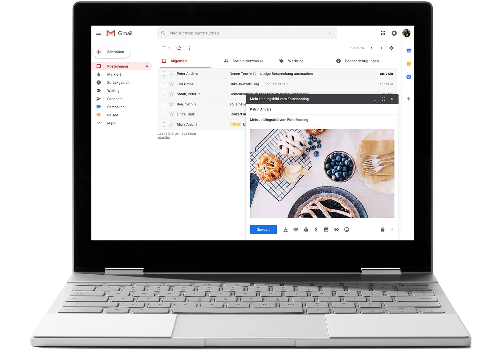 Besserer E-Mail‑Editor