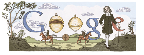 Google Doodle Otto von Guericke