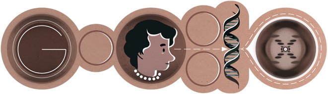 93. Geburtstag von Rosalind Franklin