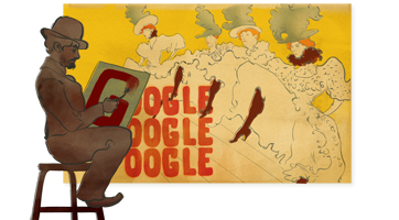 Google-Doodle: Henri de Toulouse-Lautrec