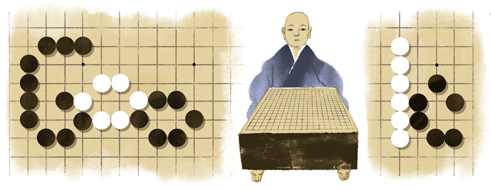 Google-Doodle: 185. Geburtstag von Honinbo Shusaku