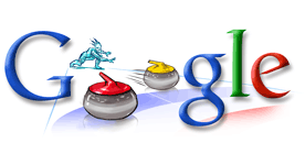 Google-Doodle: Curling
