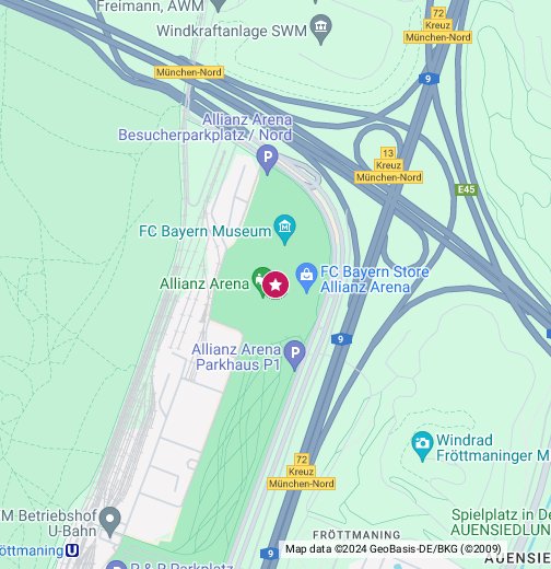 Allianz Arena Google My Maps